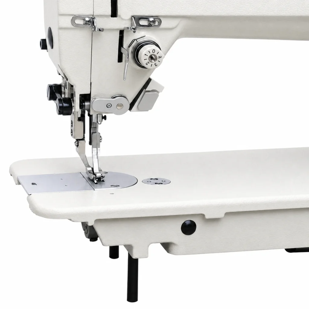 JST-0303D needle and presser-foot area