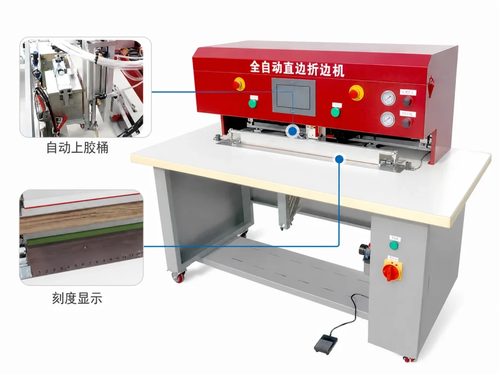 JST-ZB-007 Configurable Edge Gluing System
